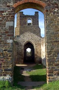 The old church looking towards west end March 2007